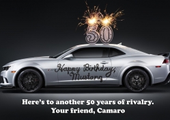 Camaro_Sends_A_Cheeky_Birthday_Card_To_The_Mustang