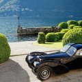 wonderful vintage bugatti by lake como italy