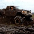 FORD DEEP IN THE MUD