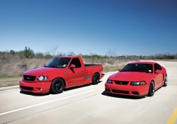 2004 Ford Mustang Cobra and F_150 Lightning