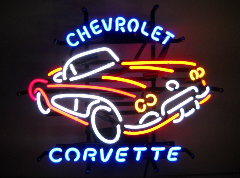 corvette neon fast
