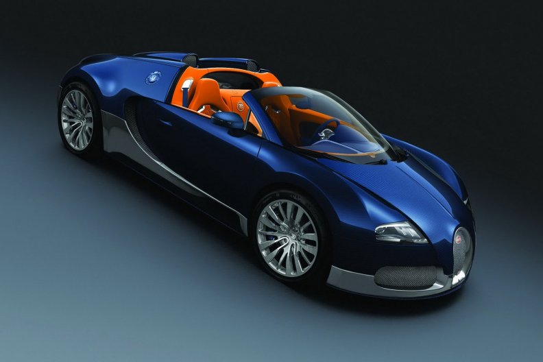 Bugatti Veyron 16.4 Midnight Blue and leather