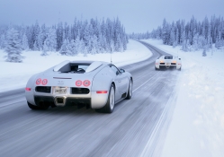 Veyron In The Snow