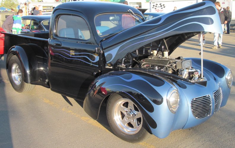 1940 Willys with a Corvette Engine