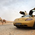Mercedes sls AmG In Desert