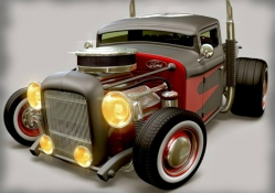 3D Hot Rod Truck