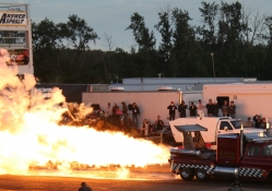 Flames Truck with Jet Engines