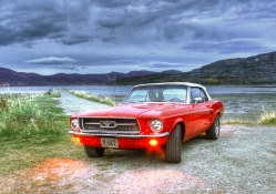 ford mustang convertible hdr