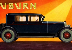 1927 Auburn 2 door sedan art
