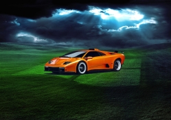 Orange car