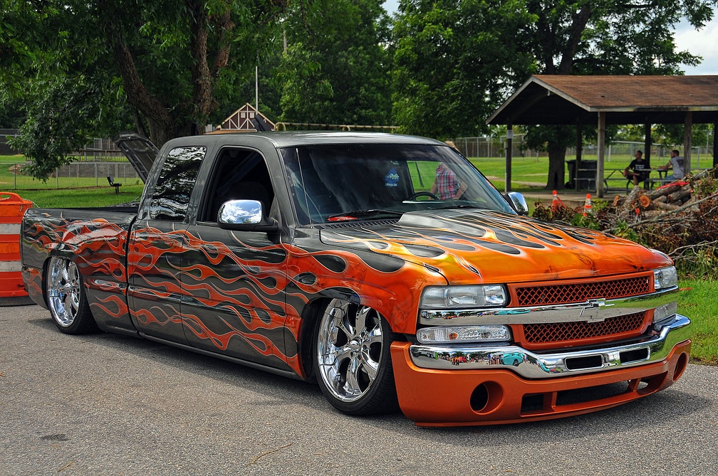 Flamed Painted Truck