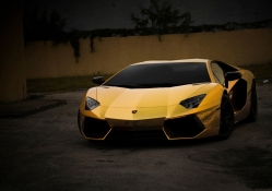 Lamborghini Aventador  Gold