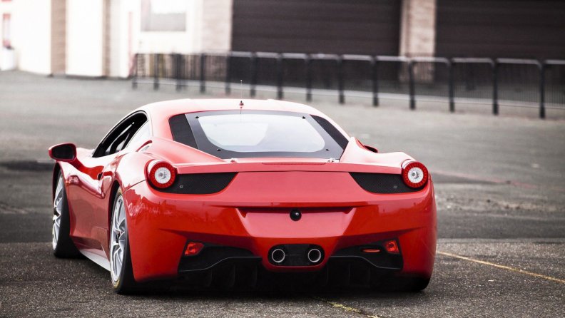 458 italia ferrari red car