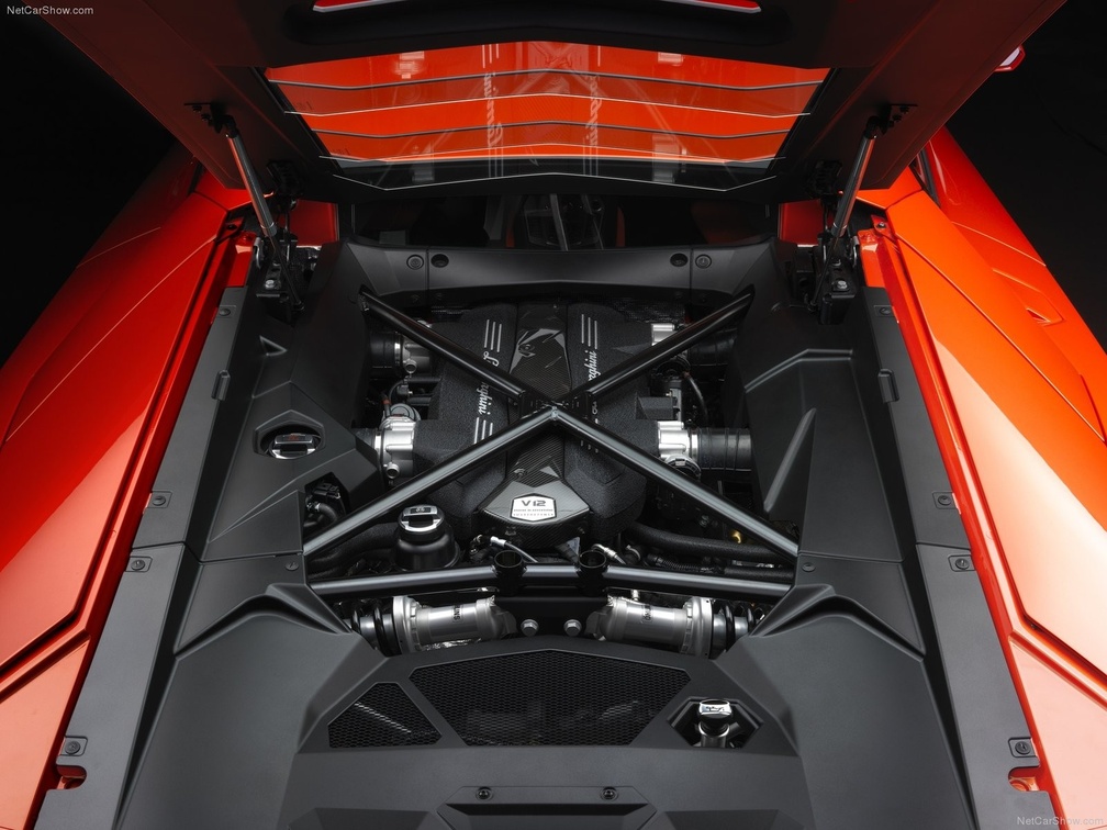 Lamborghini Aventador Under The Hood