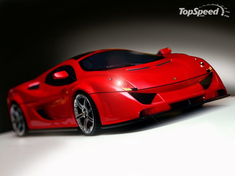 fast red sports car