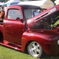 1949 Ford red truck