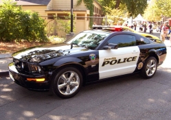 mustang police car