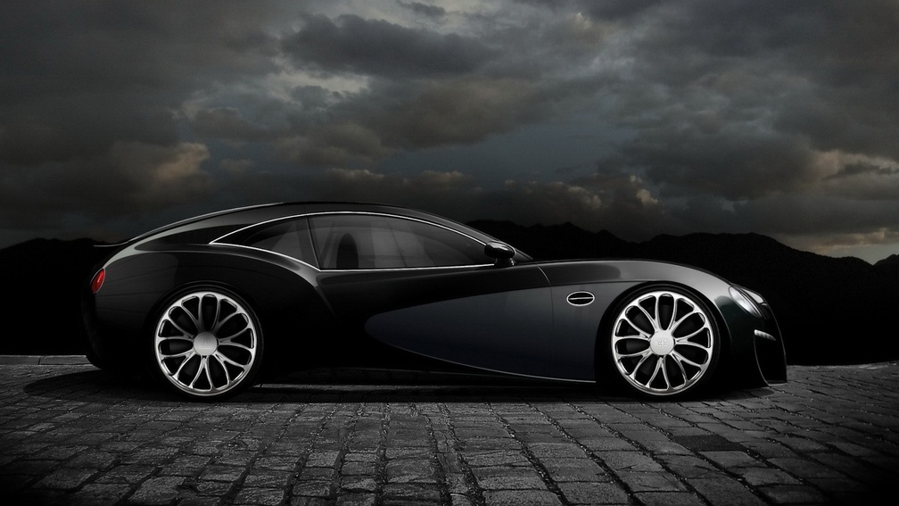 black concept car