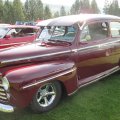 1948 Ford red wine color
