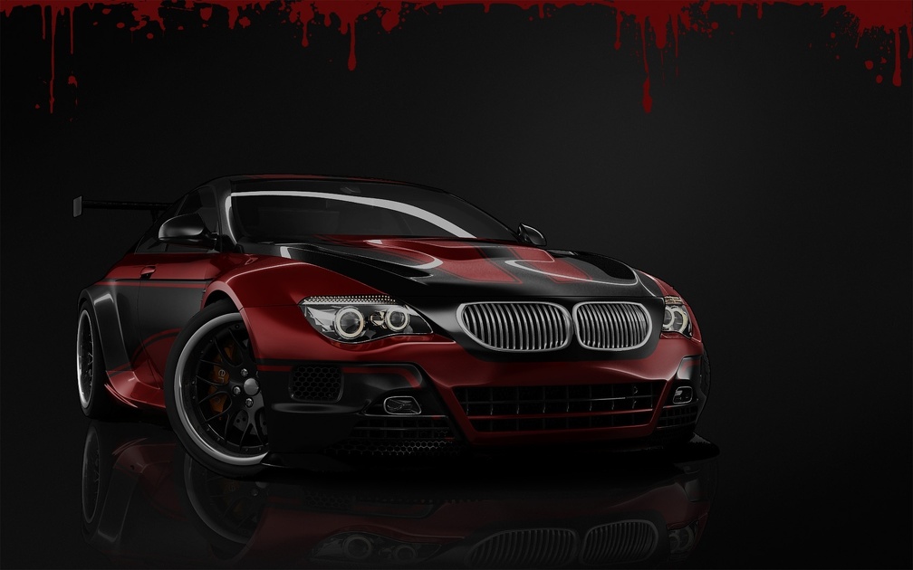 Bloody BMW Car