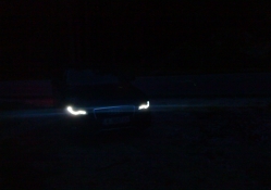 Audi A4 night shot front