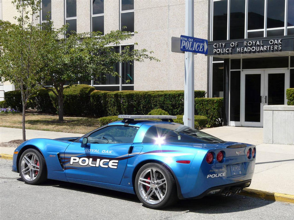 corvette police car