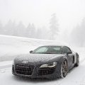 Audi R8 in the snow