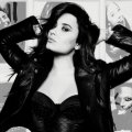 Demi Lovato Black&amp;White Wallpaper