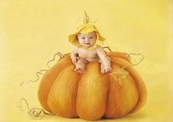 Small Child _ Pumpkin