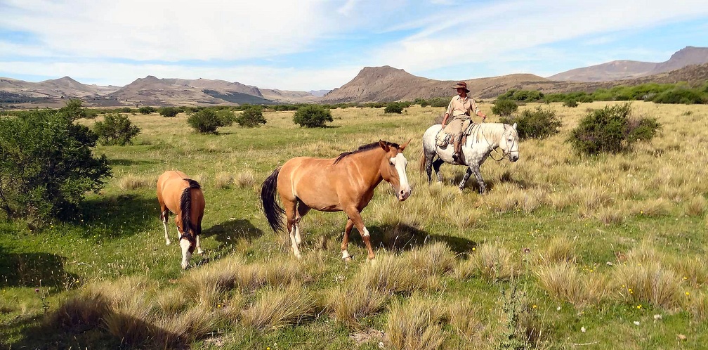 Cowgirl In Bariloche Argentina
