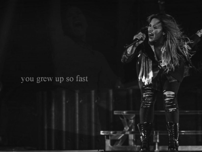 Demi Lovato &quot;You Grew Up So Fast&quot;