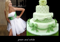 Beautiful girl_wedding cake