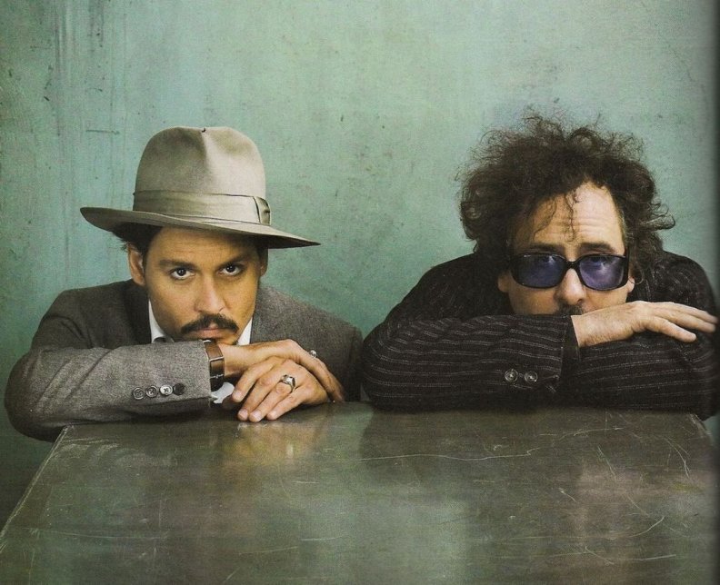 Johnny Depp and Tim Burton