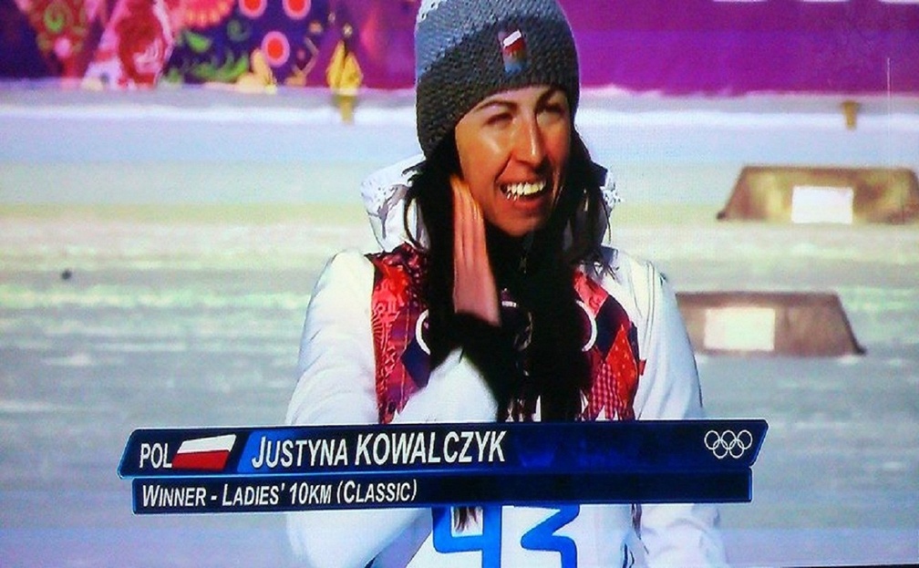 Justyna Kowalczyk _ Poland _ golden medal Sochi 2014