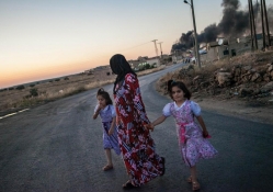 Woman with Children in Syria