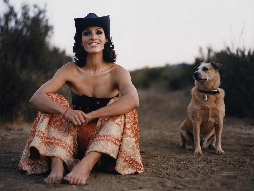 Cowgirl With Her Pooch
