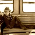 Cowgirl Rides A Train