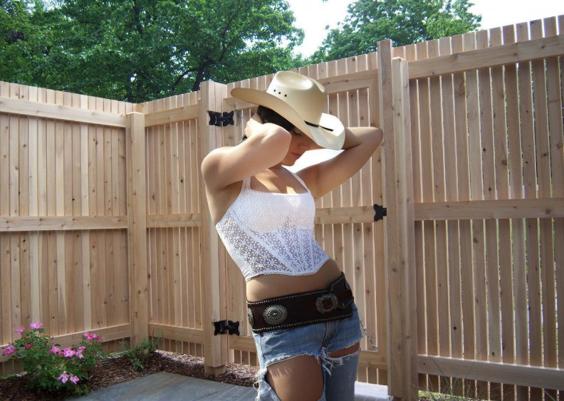 Cowgirl Fenced In
