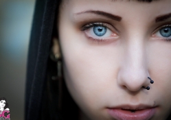 Beautiful Goth Girl Eyes