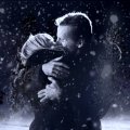 Kiss in snow