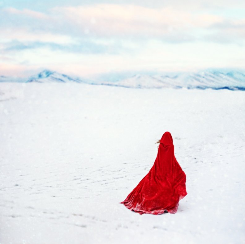 Red Winter Lady
