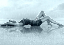 Lying in the rain