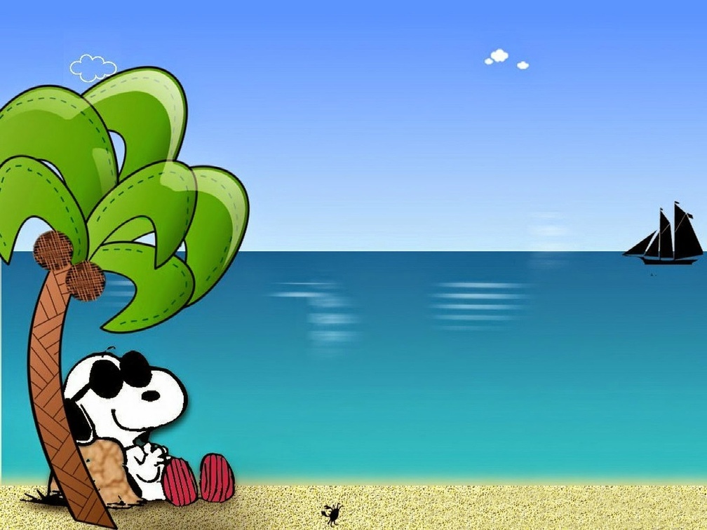 Snoopy In Paradise