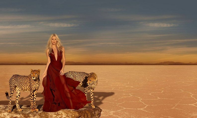 Shakira and Cheetahs