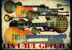 les paul guitars