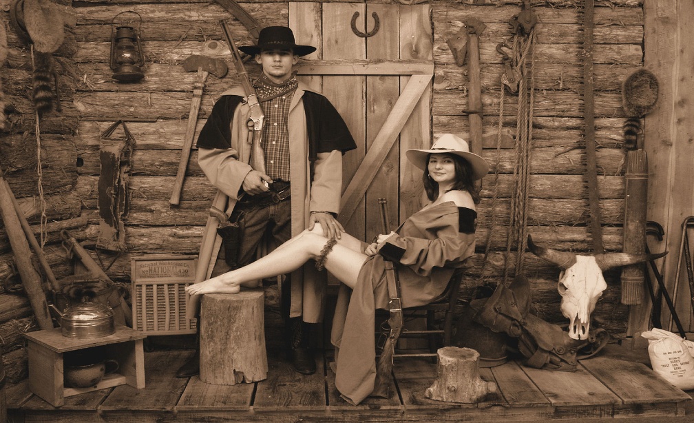 Old West Couple