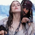 Captain Jack Sparrow and Elizabeth Swann!