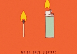 Which one's lighter?