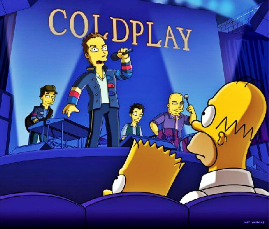 The Simpsons Coldplay