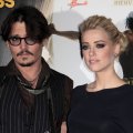 Johnny Depp & Amber Heard at Movie Premier